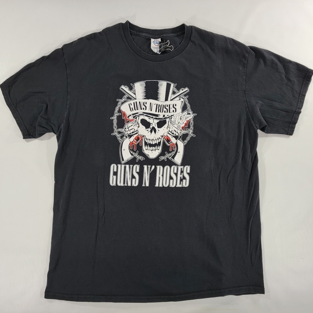 Vintage Guns N' Roses Black Delta Pro Weight‎ Vintage Band Concert T Shirt XL